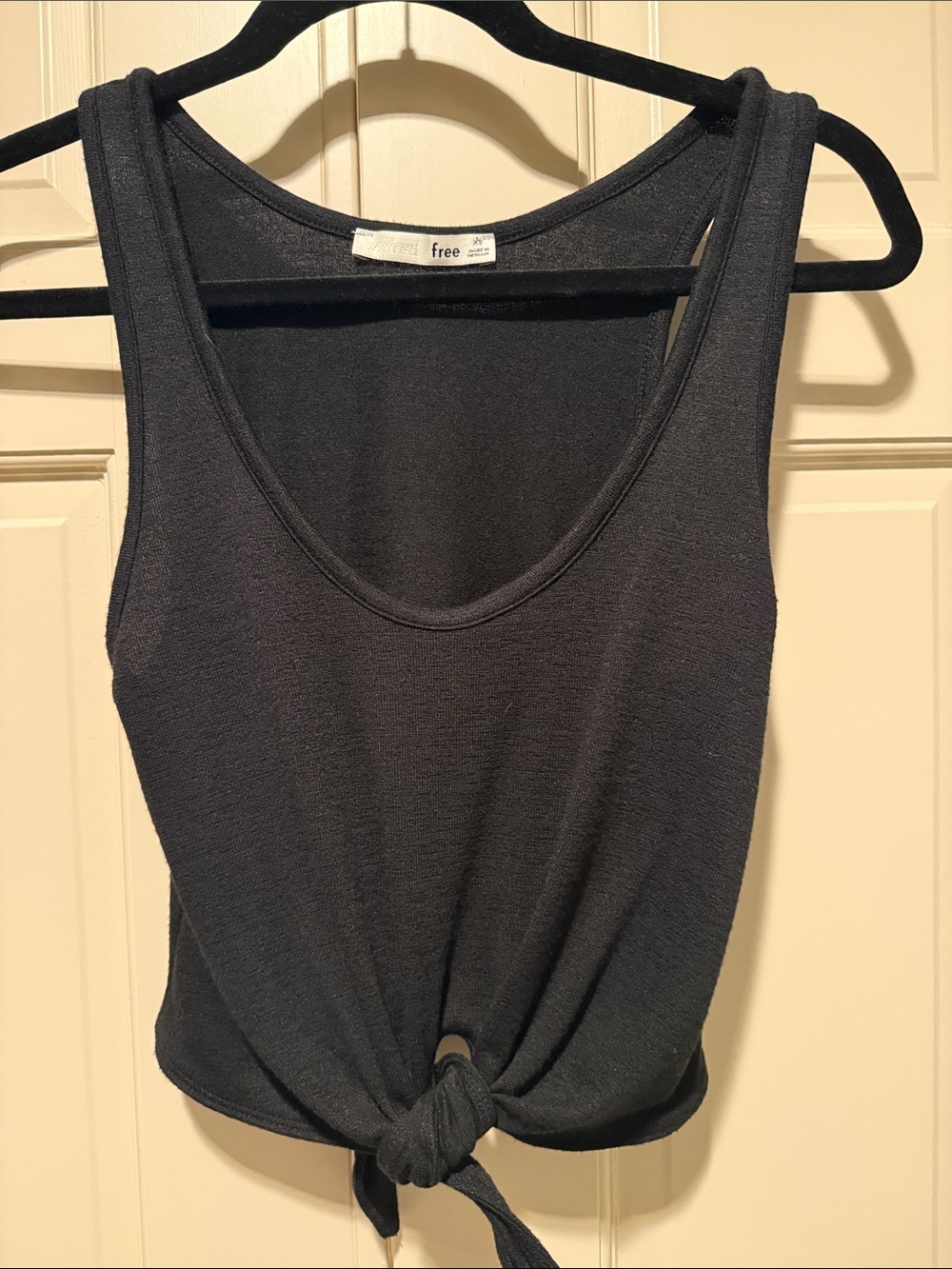 Wilfred Black Knot-Front Tank - xs